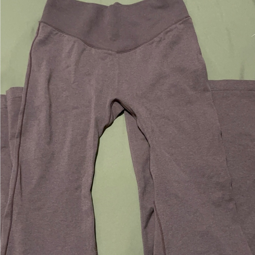 Buff Bunny Mocha Berry High-Waist Flare Leggins